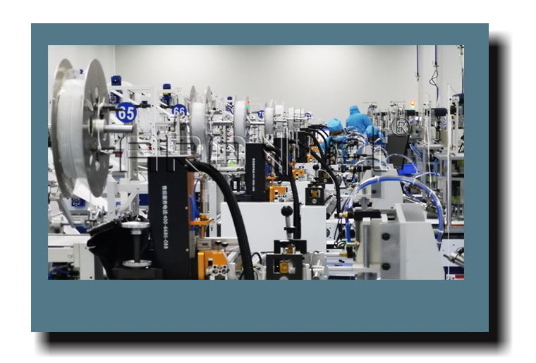 威廉希尔williamhillUV喷码机与一次性口罩机组合生产线